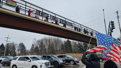 Photos: Kane County protest over 2nd fatal shooting in Minneapolis