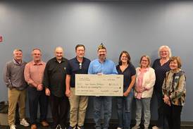 Rochelle VFW donates to David Crawford Foundation