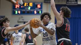 Photos: Newman vs Hall boys basketball