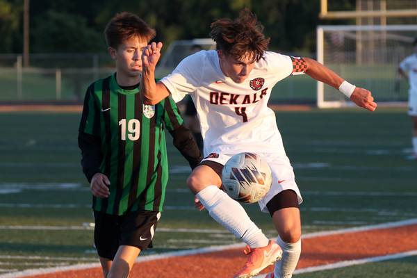 Photos: DeKalb boys soccer hosts St. Edward in Barb Cup