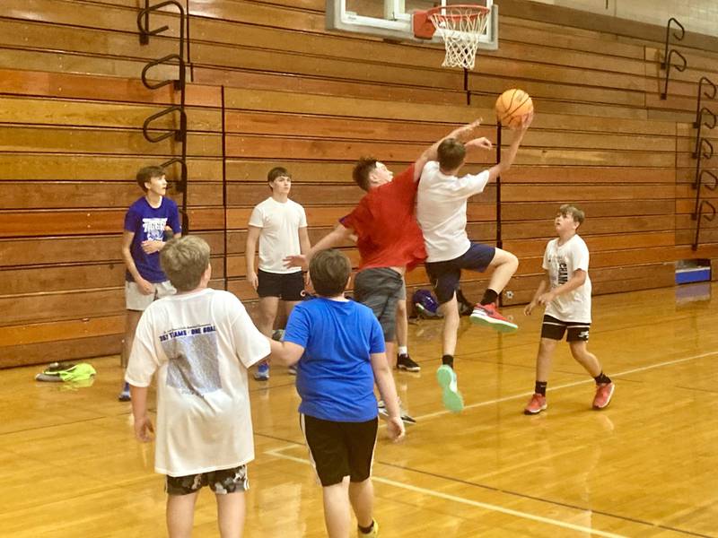 Camp is in session at Princeton High School.