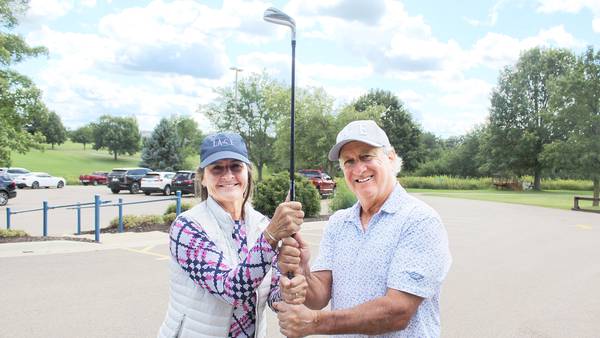 Couples are pair for the golf course at Lake Carroll