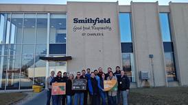 6½ tons of salami gifted to food bank by Smithfield in St. Charles