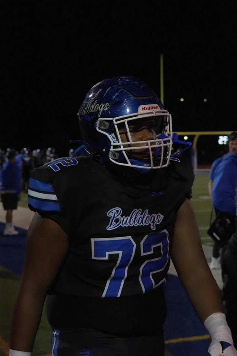 Senior offensive lineman Carter Shelby is one of the key players for a Riverside-Brookfield team that despite graduating 18 starters from last year is closing in on another playoff bid.