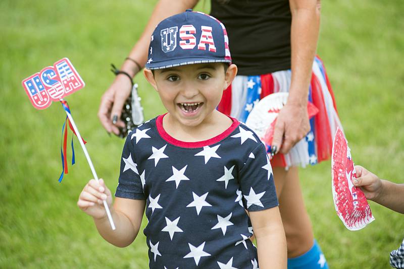 The kids and faculty broke out their most patriotic attire to show their pride Friday, July 1, 2022.