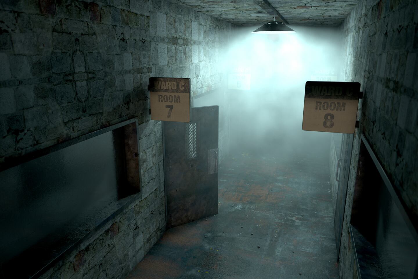 The Twilight Asylum Haunted House in Eagle Ridge Resort and Spa in Galena.