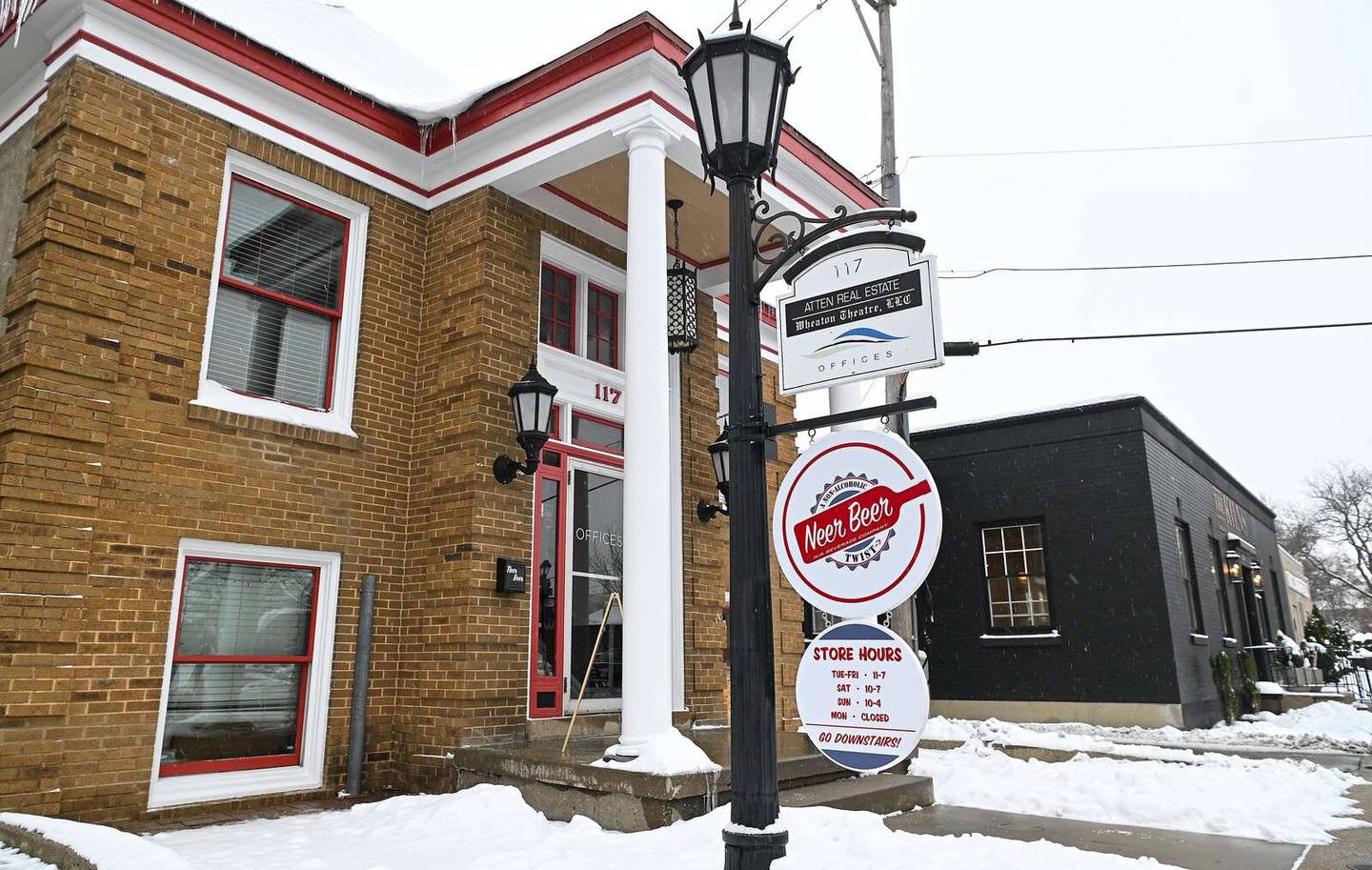 Neer Beer, an NA bottle shop, is located on the lower level at 117 W. Wesley St. in downtown Wheaton.
