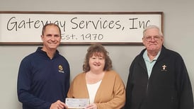 Father Edward Farrell Knights of Columbus donates to Gateway Services