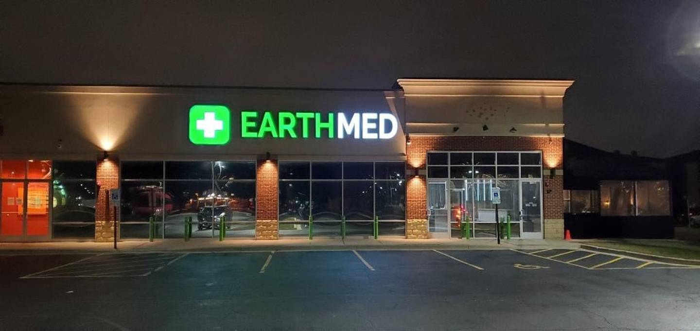 EarthMed is set to open its third marijuana dispensary this summer in McHenry. It has two other dispensaries now, including this location in Rosemont.
