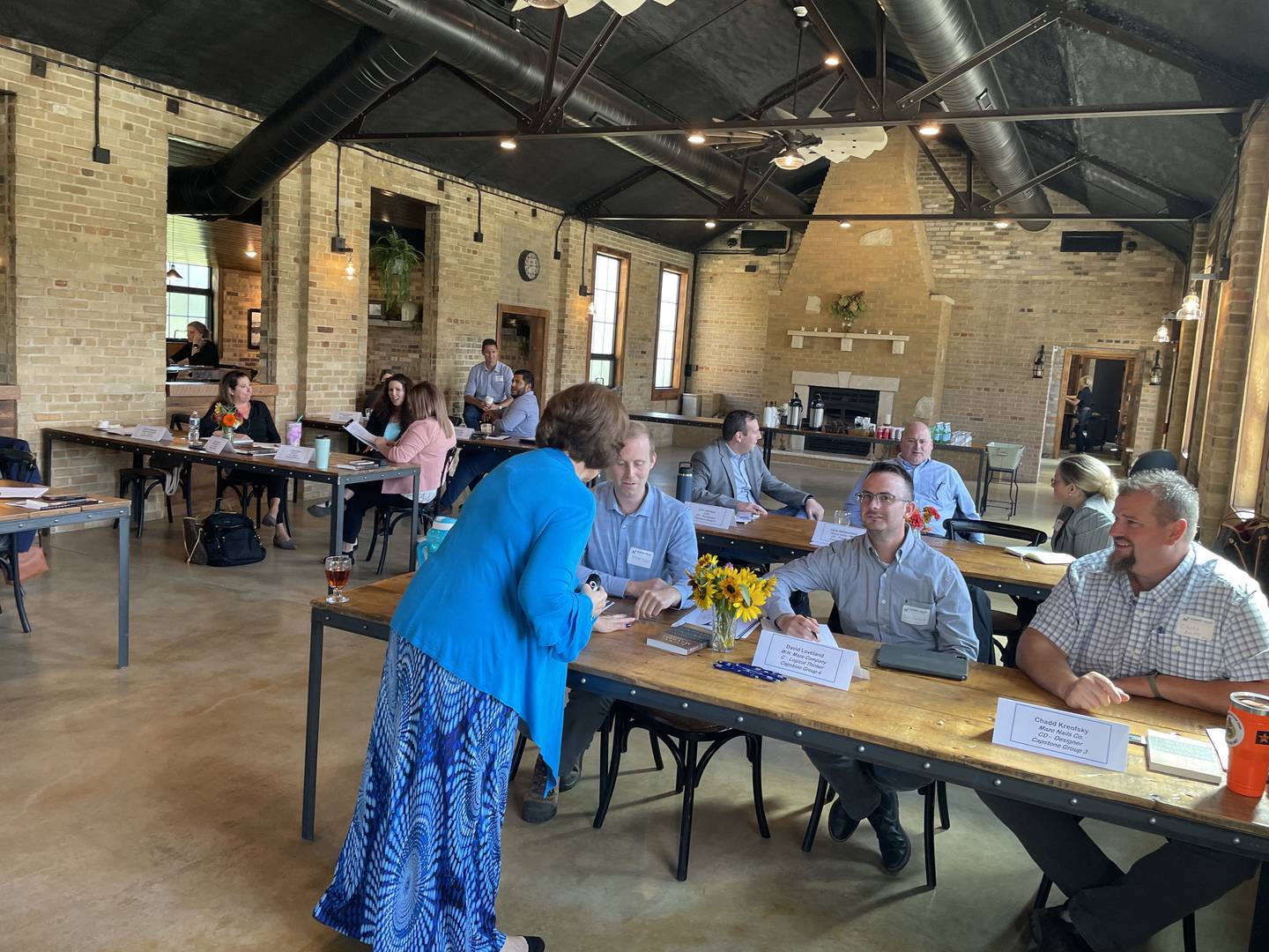 Participants in the IVAC community leadership program participate in activities to promote personal development and community knowledge.