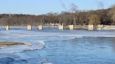 Ice forms on Rock River as hazardous cold alert issued for Sauk Valley