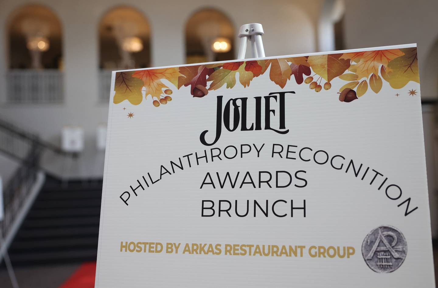 Arkas Restaurant Group hosts the inaugural Joliet Philanthropy Recognition Awards Ceremony on Saturday, Oct. 5, 2024 at the Renaissance Center in Joliet.