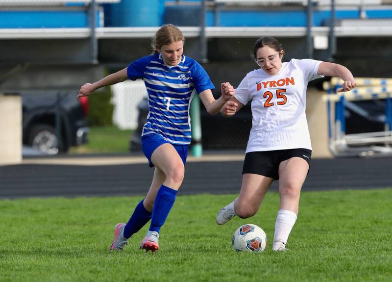 Princeton's Devin Dever plays the ball Thursday at Bryant Field.