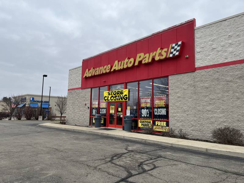 Advanced Auto Parts, 220 E. Norris Drive, Ottawa, is shutting down shop.