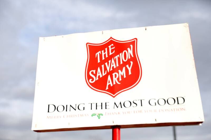 Jeff Bowgren of St. Charles rings the bell for the Salvation Army outside the Jewel-Osco in Batavia. A coveted gold coin was recently discovered in the kettle at that location.