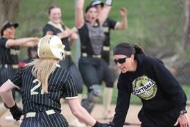 Ellison Hallahan’s home run helps Bella Jacobs’ 17-strikeout shutout stand up in Sycamore win over Kaneland