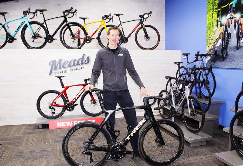 Bryce Mead has sold all kind of bicycles from his shop for 20 years, and also owns stores in Loves Park and Peoria Heights in the Rockford and Peoria areas. The 1999 Rock Falls High School graduate once raced professionally before dedicating himself full time to his business.