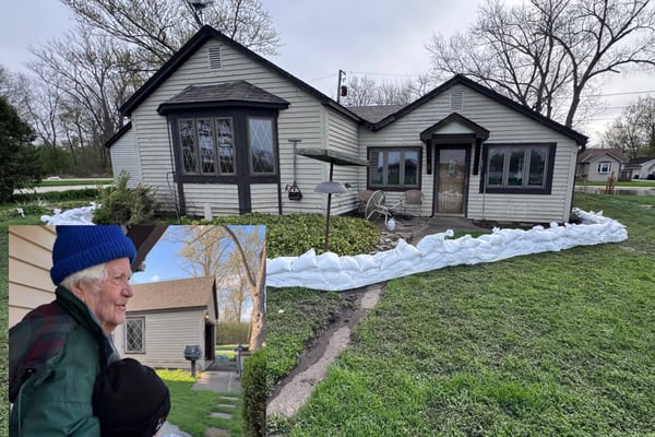 As Fox floods threaten home of elderly veteran on hospice, Johnsburg steps up to help