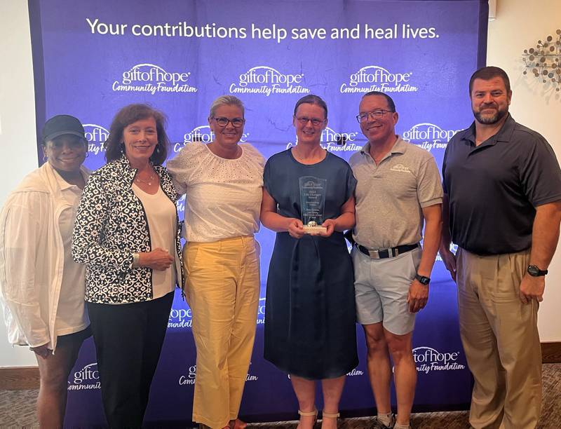 On July 25, the Lake County Coroner’s Office was presented with the 2024 Life Changer Award for Outstanding Teams from the Gift of Hope Organ and Tissue Network organization.