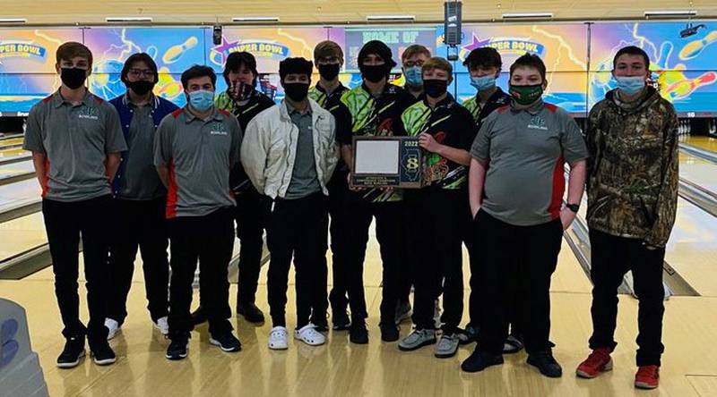 The La Salle-Peru boys bowling team captured the championship of the 2022 Interstate Eight Conference meet at Illinois Valley Super Bowl on Tuesday.