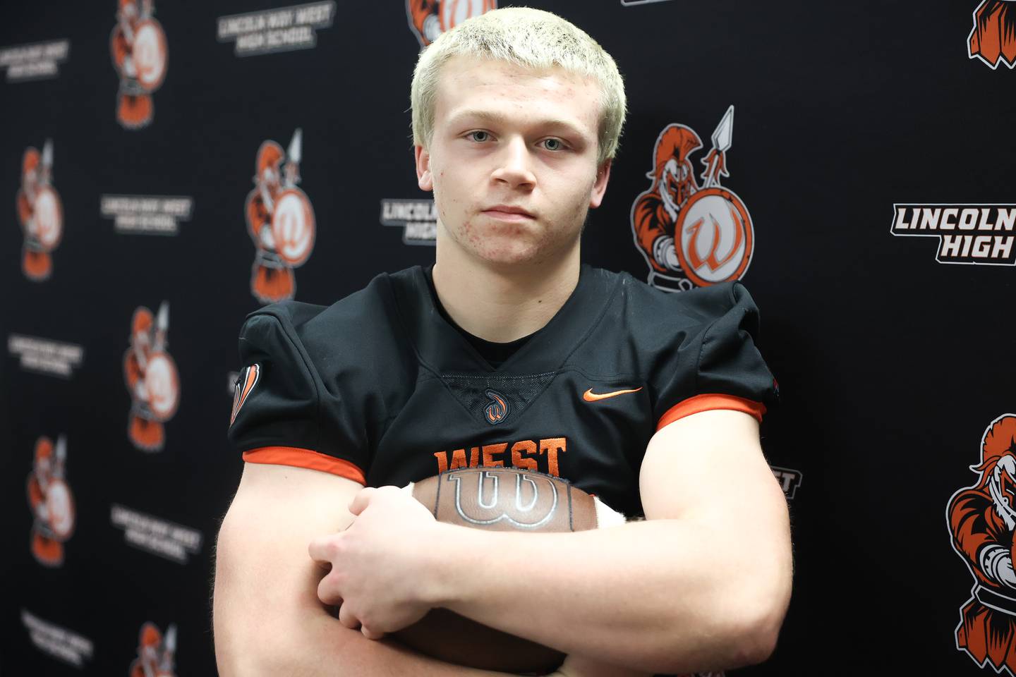 Lincoln-Way West running-back Joey Campagna Herald-News 2023 Football Offensive Player of the Year. Monday, Dec.11th, 2023 in New Lenox.
