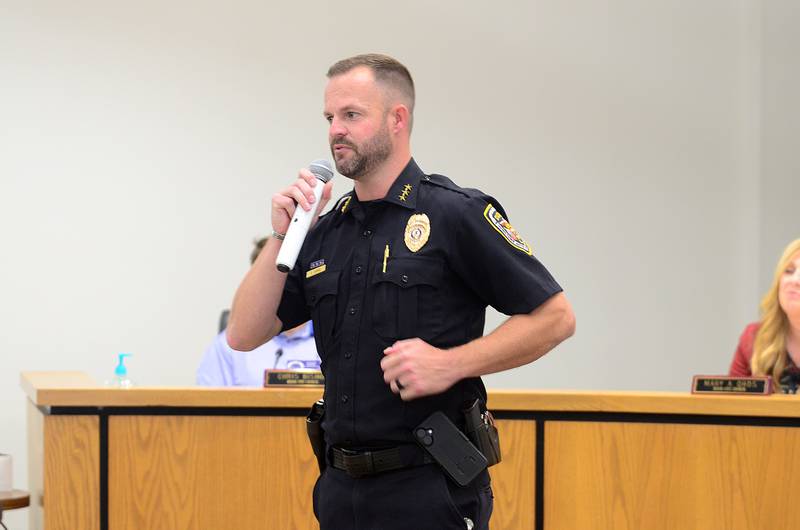 Dixon Police Chief Ryan Bivins.