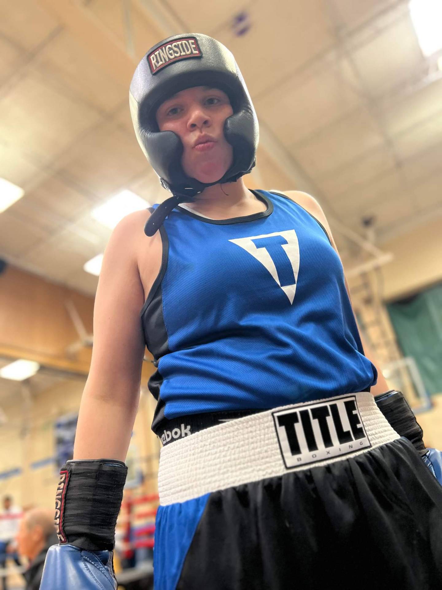 Secelia Nina Ann Russell recently won her division in the 2022 Illinois Silver Gloves boxing tournament in Rockford.