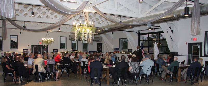 The Ogle County Republican Party’s Annual Lowden Day Dinner, held at the River’s Edge Experience in Oregon, was a resounding success, shattering fundraising and attendance records. The event, honoring former Illinois Governor Frank O. Lowden (1917-1921), drew the largest crowd in over two decades and raised unprecedented funds for the organization.
