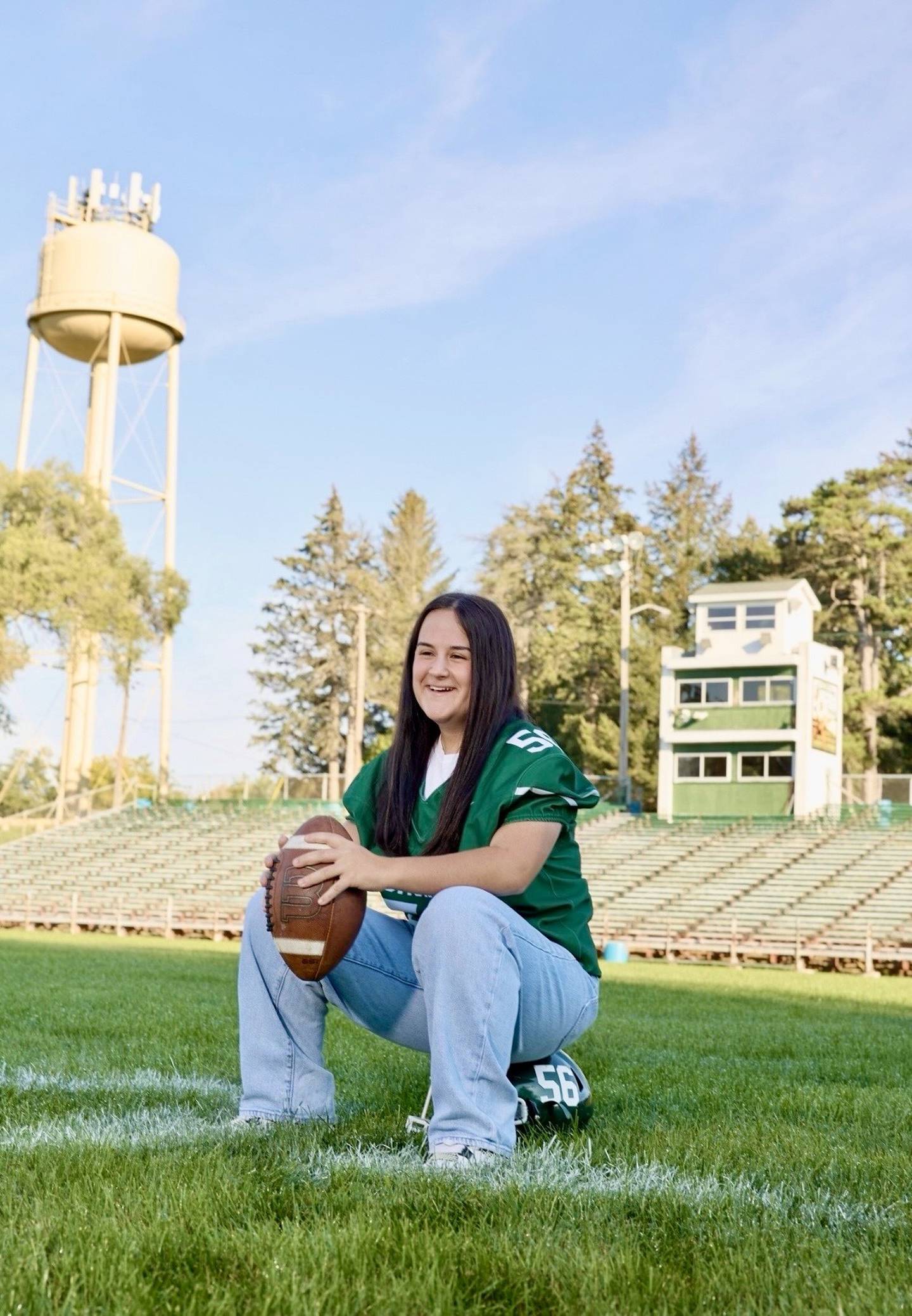 St. Bede senior Ruby Michaels has committed to play flag football for Benedictine University.