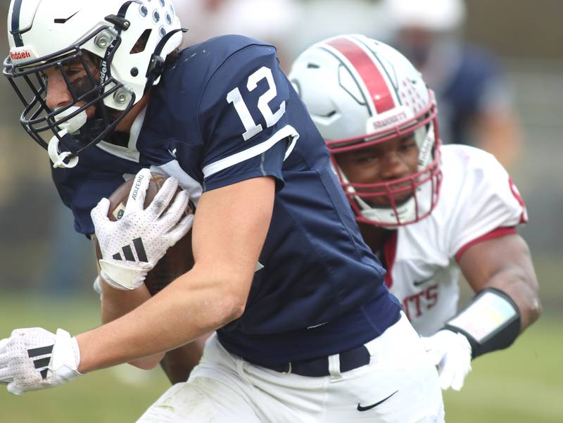 Cary-Grove’s Landon Barnett runs for a touchdown in IHSA Class 6A second-round playoff football action on Saturday, Nov. 9, 2024, at Al Bohrer Field on the campus of Cary-Grove High School in Cary..