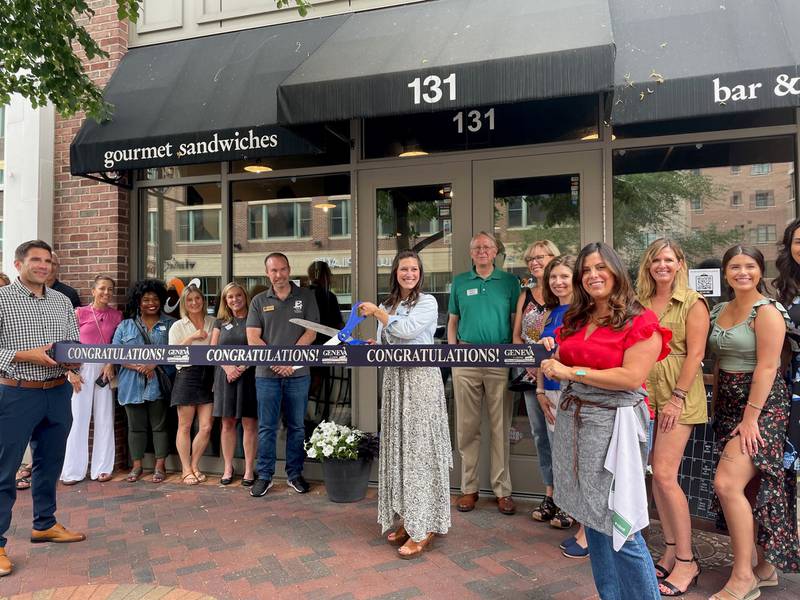 The Geneva Chamber of Commerce held a ribbon cutting, on June 30 for Fox Den Cooking Classes.