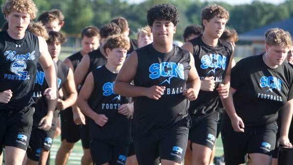 Photos: St. Charles North football holds first fall practice