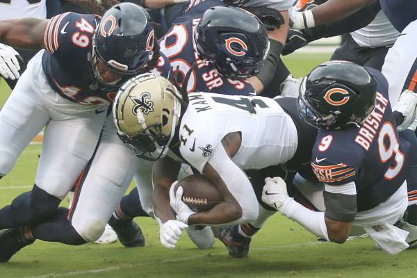 Chicago Bears injury report: Jaquan Brisker, T.J. Edwards miss Thursday’s practice 
