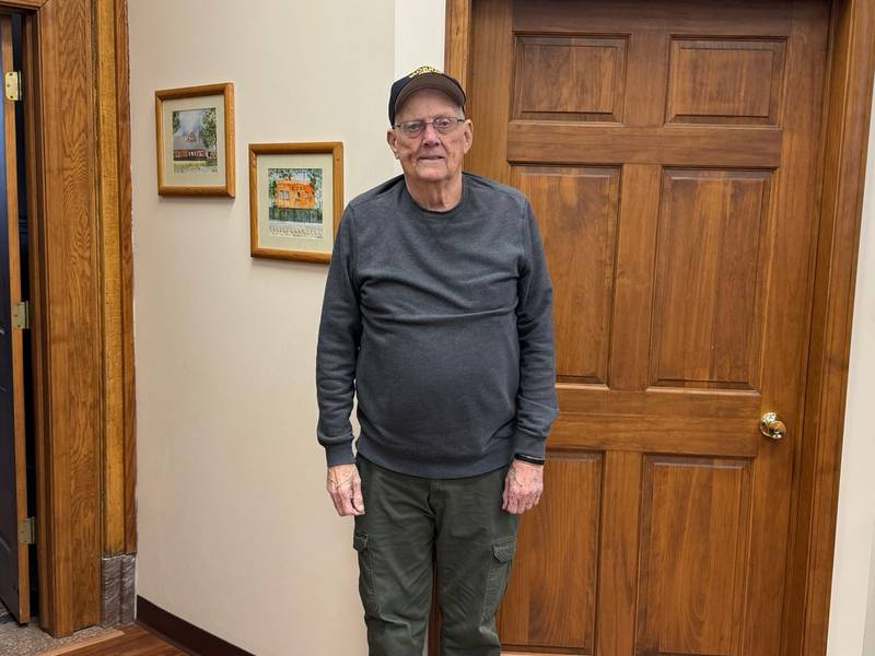 Bob Coleman, retired Morris Fire Chief and member of the department for 52 years.