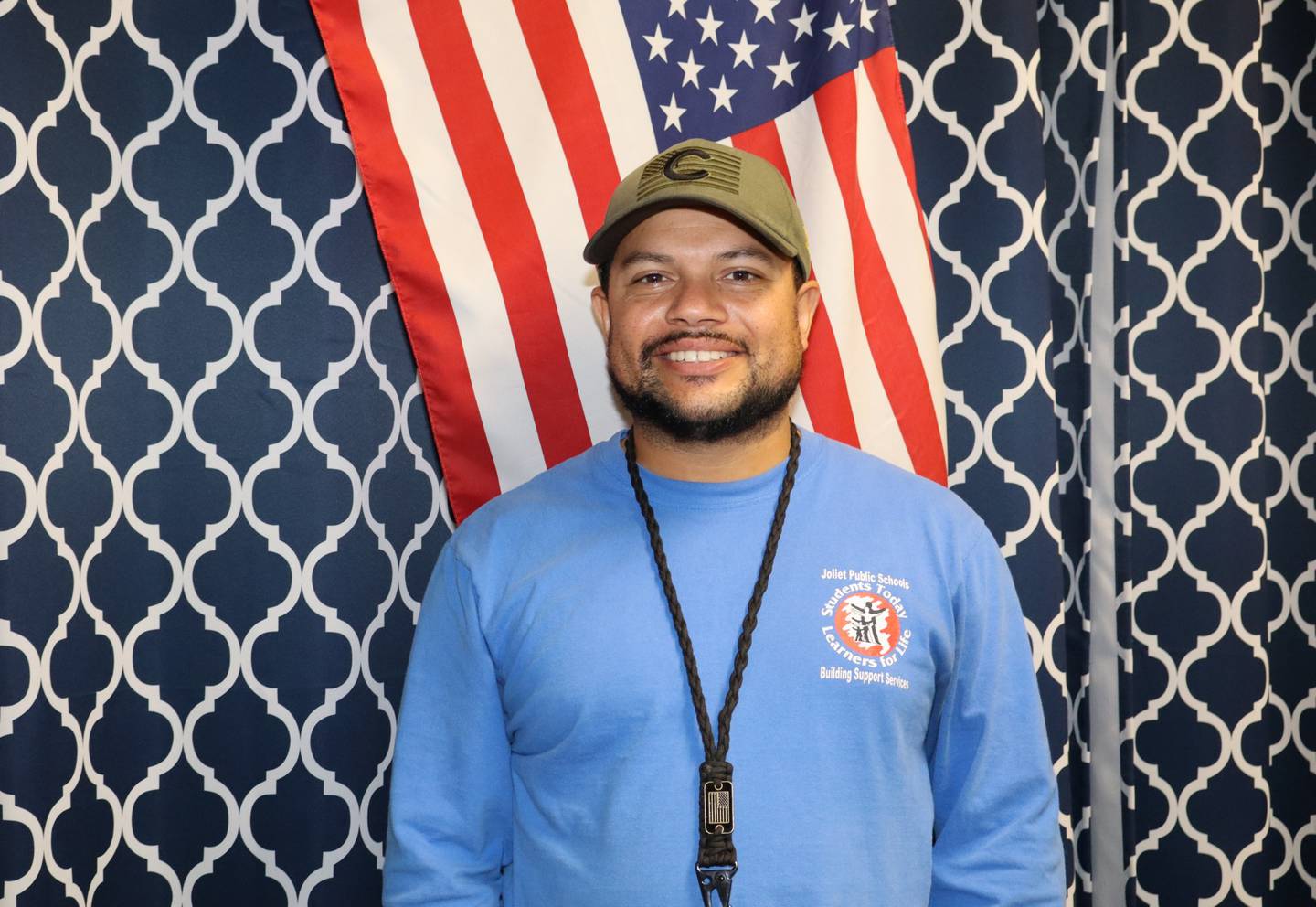 Brandyn Smith, a Navy veteran, is currently an engineer at Washington Junior High School in Joliet.