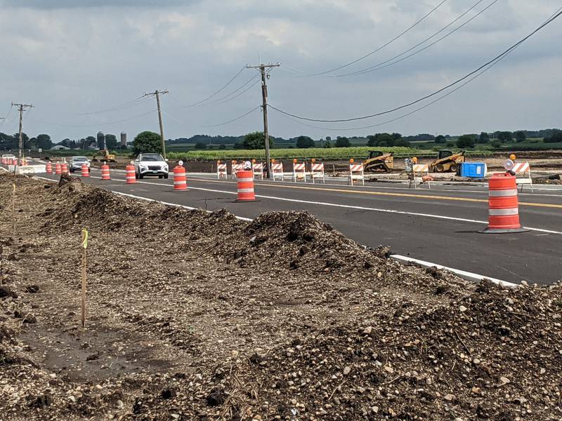 A stretch of Woolley Road in Oswego recently reopened to traffic after it had been closed for road reconstruction.
Woolley Road from Juniper Street to Douglas Road had been closed for the reconstruction project.