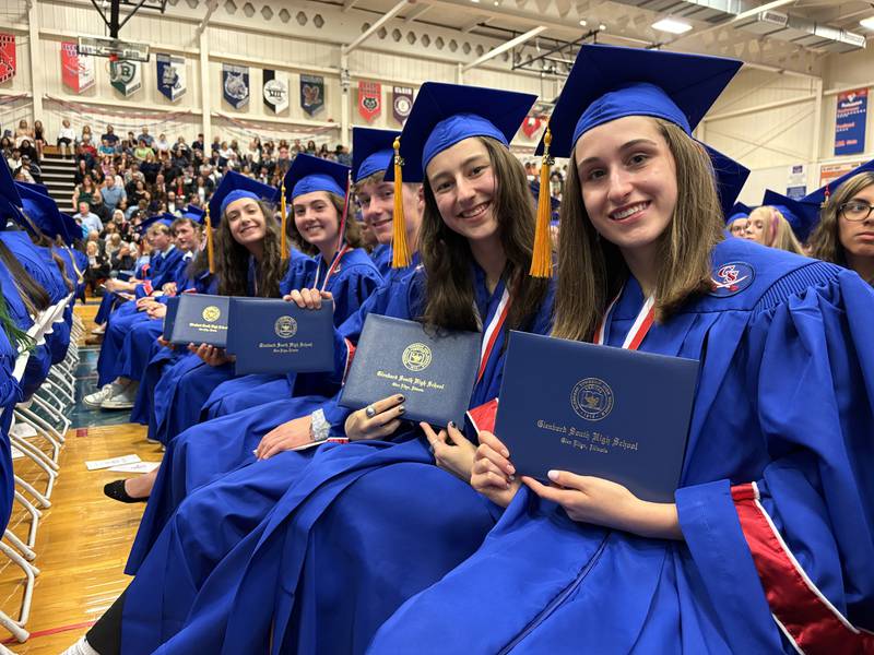 Glenbard South High School held its graduation ceremony on Thursday, May 22, 2025 at the school in Glen Ellyn.