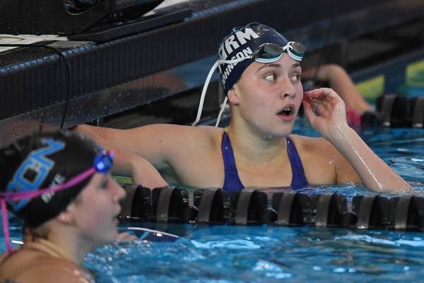 Dundee-Crown co-op’s Rachel Johnson wins 2 state medals at IHSA state girls swim meet
