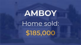 Single-family home in Amboy goes for $185,000