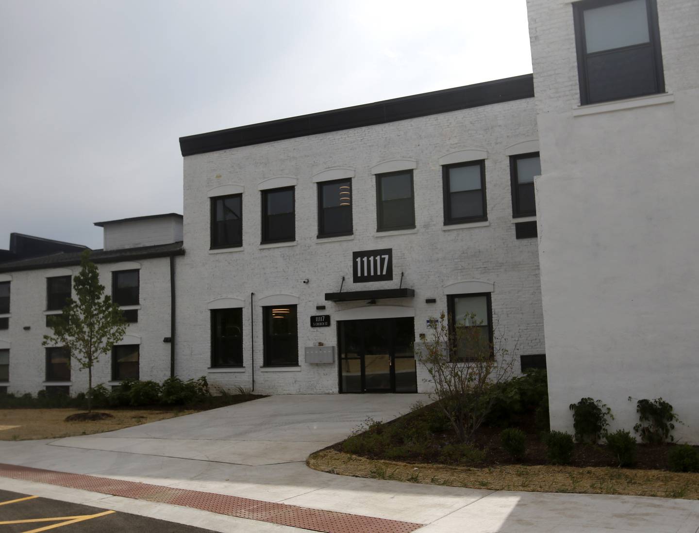 The Cornell Apartments near downtown Huntley on Tuesday, Sept. 5, 2023. The building was formally the home to the Cornell Brothers Milk Condensing Factory and H.D. Catty.