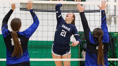 Photos: IHSA Class 1A Dwight Regional: Grace Christian vs. Clifton Central, girls volleyball