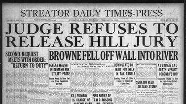 Judge refuses to release jury and more historical covers for February 16