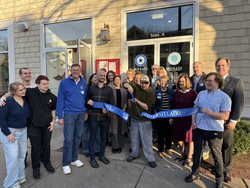 The Geneva Chamber of Commerce hosted a ribbon cutting for Mosaic Kitchen & Cocktails, 507 S 3rd St., Suite A, in Geneva on November 14, 2025, in celebration of their Grand Opening.