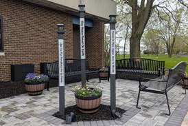 Universalist Unitarian Church of Joliet rededicates peace pole