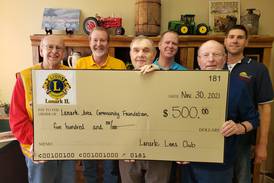 Lanark Lions Club gives support to Lanark Area Community Foundation