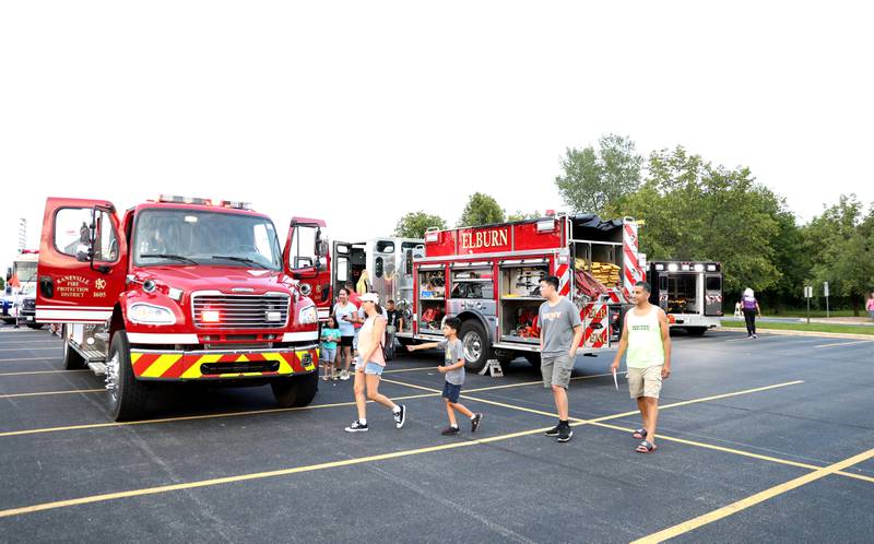 The Kane County Sheriff’s Office hosted a National Night Out event in St. Charles on Tuesday, Aug. 1, 2023. The community-building event began nationally in 1984.