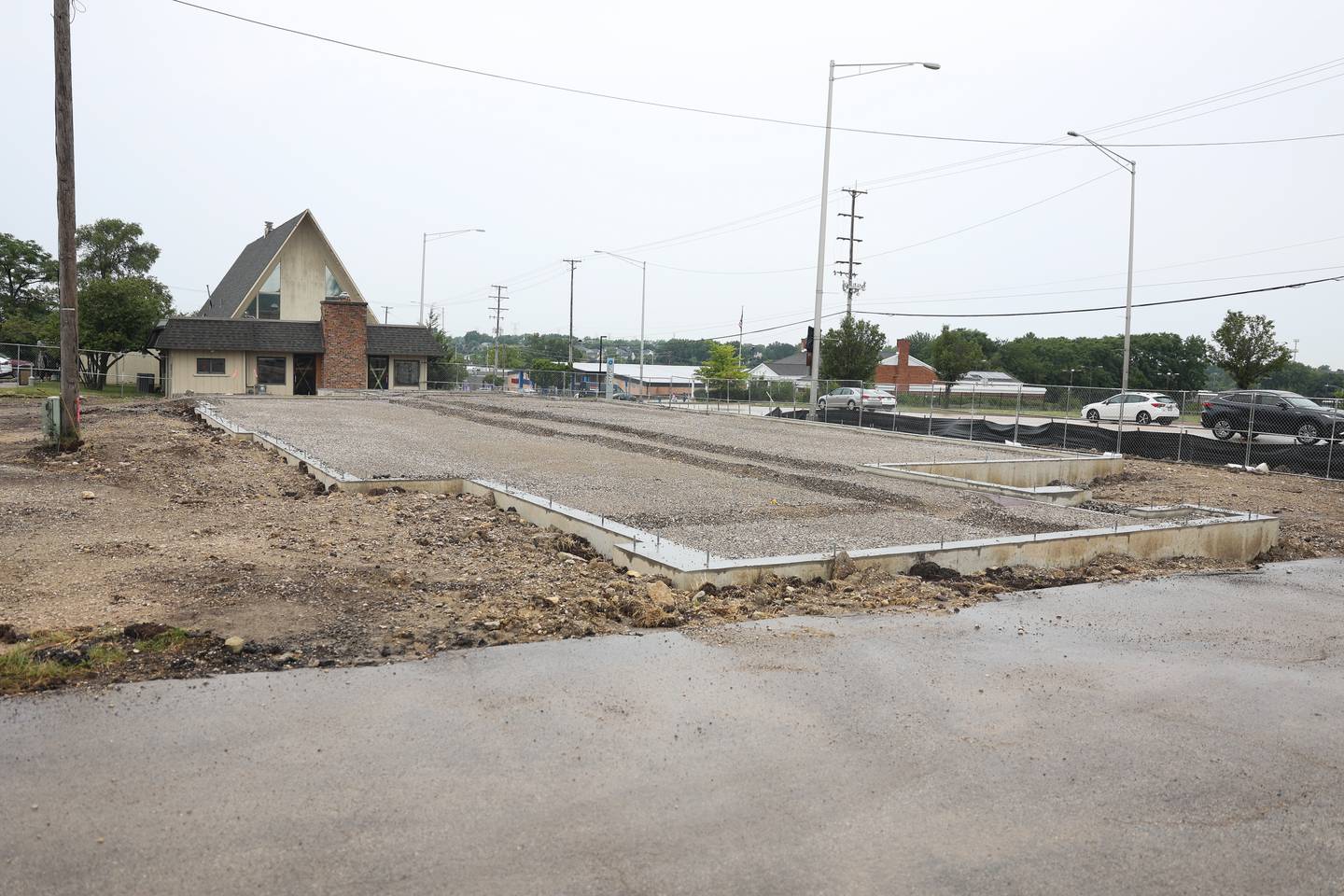 The foundation of the new Stepping Stones Treatment Center is already laid at the groundbreaking ceremony for the Stepping Stones Treatment Center recovery home for women and children on Friday June 28, 2024 in Joliet.