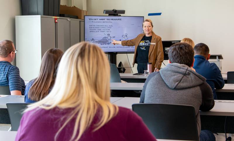 More than 200 local manufacturers, educators and community partners attended a networking breakfast at McHenry County College on Wednesday, Oct. 9, 2024