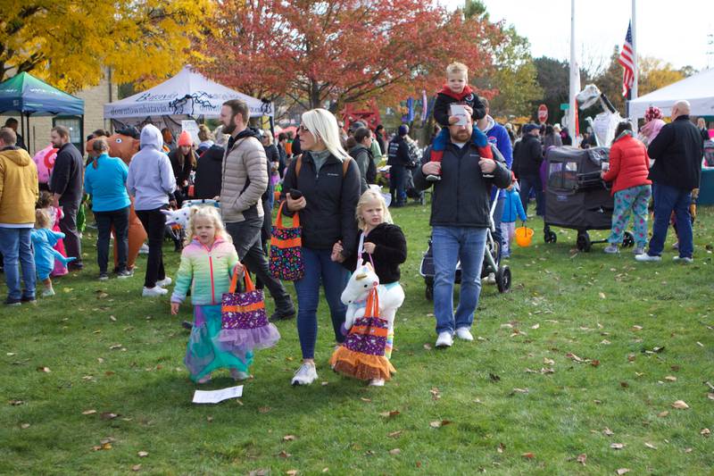 Locals gather to Trick or Treat at BatFest on Saturday, Oct. 28, 2023 in Batavia.