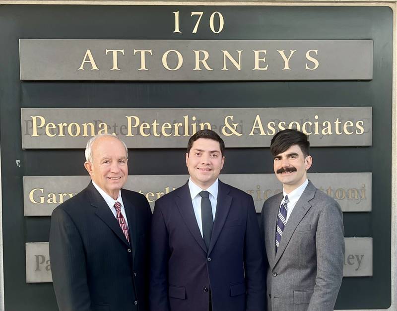 Gary L. Peterlin announced Edgar Lucero Castillo is joining Attorney Enrico Eattoni and himself in the practice of law at Perona, Peterlin & Associates.